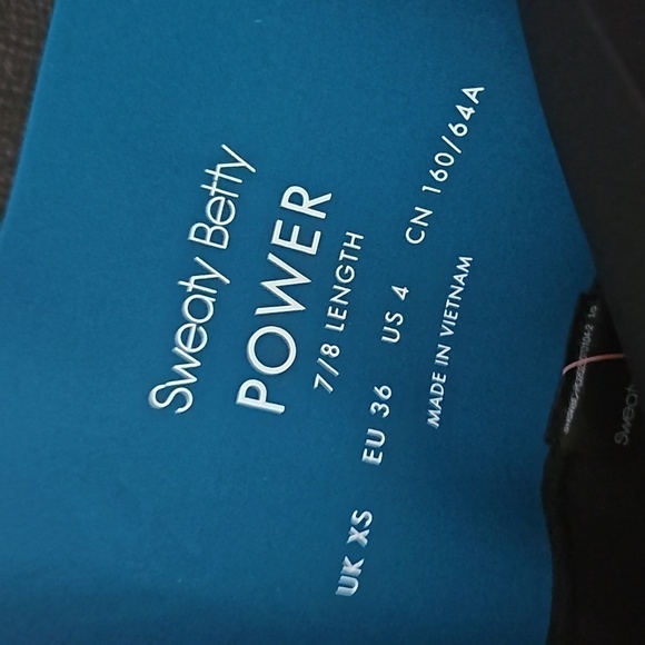 Sweaty Betty London Power 7/8 Athletic Leggings Size 4 NWT - Picture 5 of 12